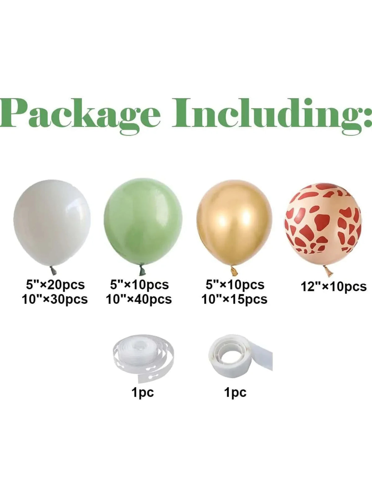 137pcs Decorative Balloon Arch Kit - Hibrides