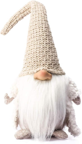 16 Inches Gnome Handmade Swedish Tomte, Christmas Elf Decoration Ornaments Thanks Giving Day Gifts - Hibrides