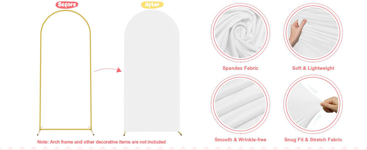 Fushia Round Top Chiara Stand Covers for Wedding Birthday Party Decoration