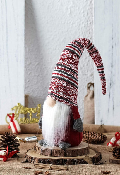 19 inches Gnome Handmade Swedish Tomte, Christmas Elf Decoration Ornaments Thanks Giving Day Gifts Swedish Gnomes - Hibrides