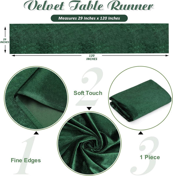 Velvet Table Runner Blush Pink 30x120 Inch Luxury Wedding Table Runner - Hibrides