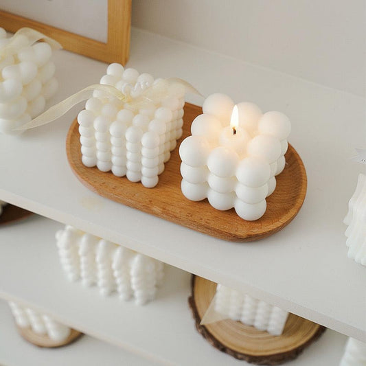 5PCS Bubble Candle Soy Wax Cube Candles - Hibrides
