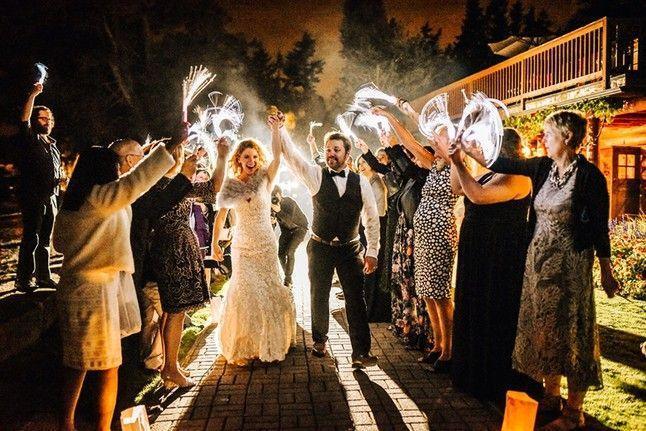 Lighted Fiber Optic Wands for Wedding Send-off, Anniversary Celebrations