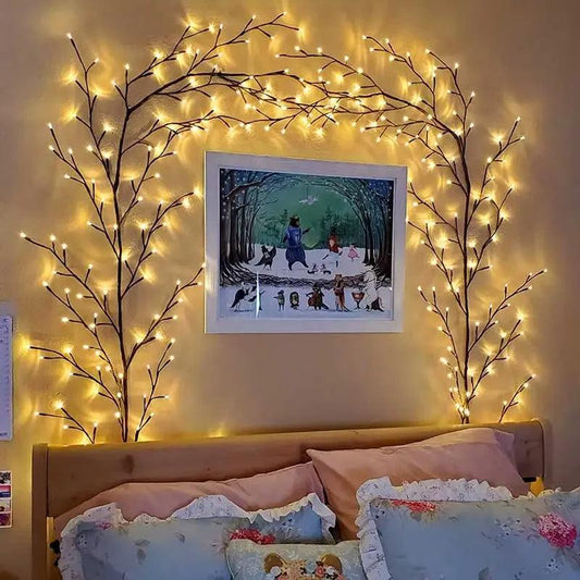 Willow Vine Lights Room Decorations - Hibrides