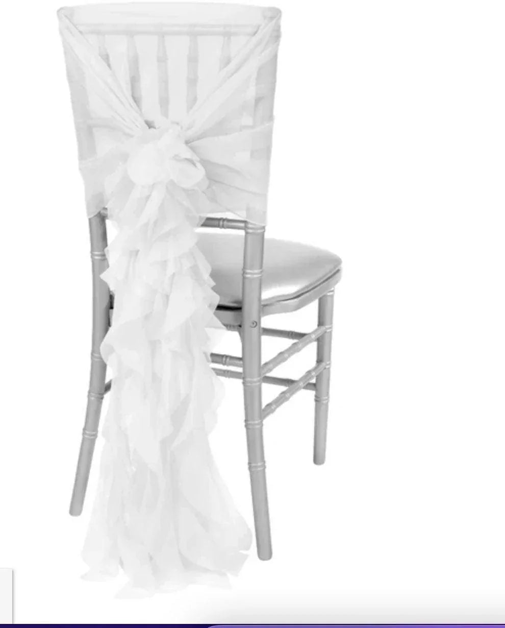 Satin Chair Covers for Weddings, Baby Shower, Quinceaneras, Sweet 16