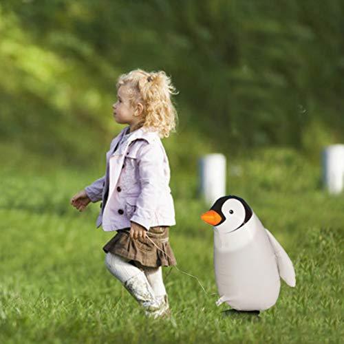 Jungle Safari Party Decorations-Walking Animal Balloons & Multicolor Triangle Flag Banner - Hibrides