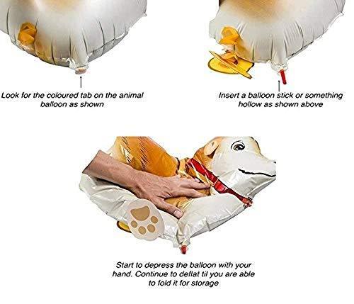 6pcs Walking Farm Animal Balloon Birthday Party Balloon Decorations - Hibrides