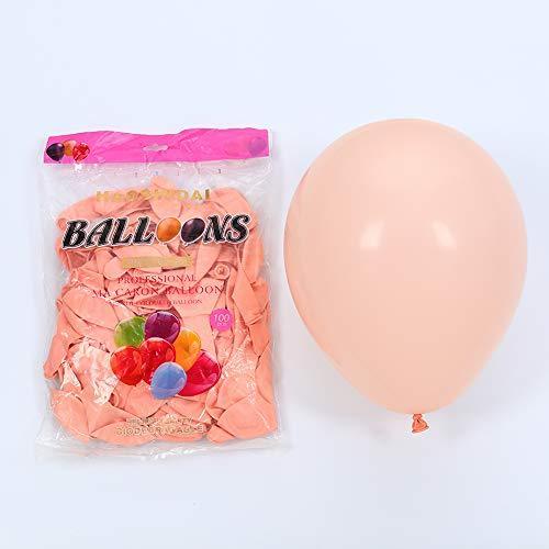 136pcs Macaroon Orange Balloon Garland Arch for Wedding Baby Shower Decorations - Hibrides
