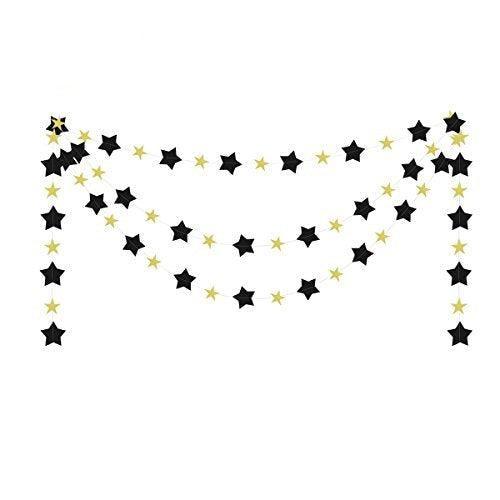 Black and Gold Party Decorations Black Gold Tissue Paper Pom Poms for Graduation Birthday Party Decorations - Hibrides