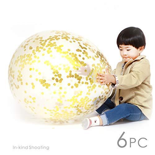 36 Inch Jumbo Confetti Balloons for Wedding and Birthday Decorations - Hibrides