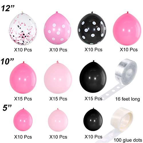 117pcs Mouse Balloon Garland Arch Kit for Theme Party Baby Shower Birthday Decoration - Hibrides