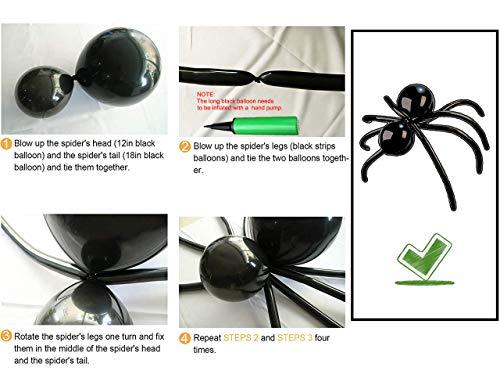 159pcs Halloween Balloon Arch Garland kit with 3D Bat Sticker for Halloween Theme Party - Hibrides