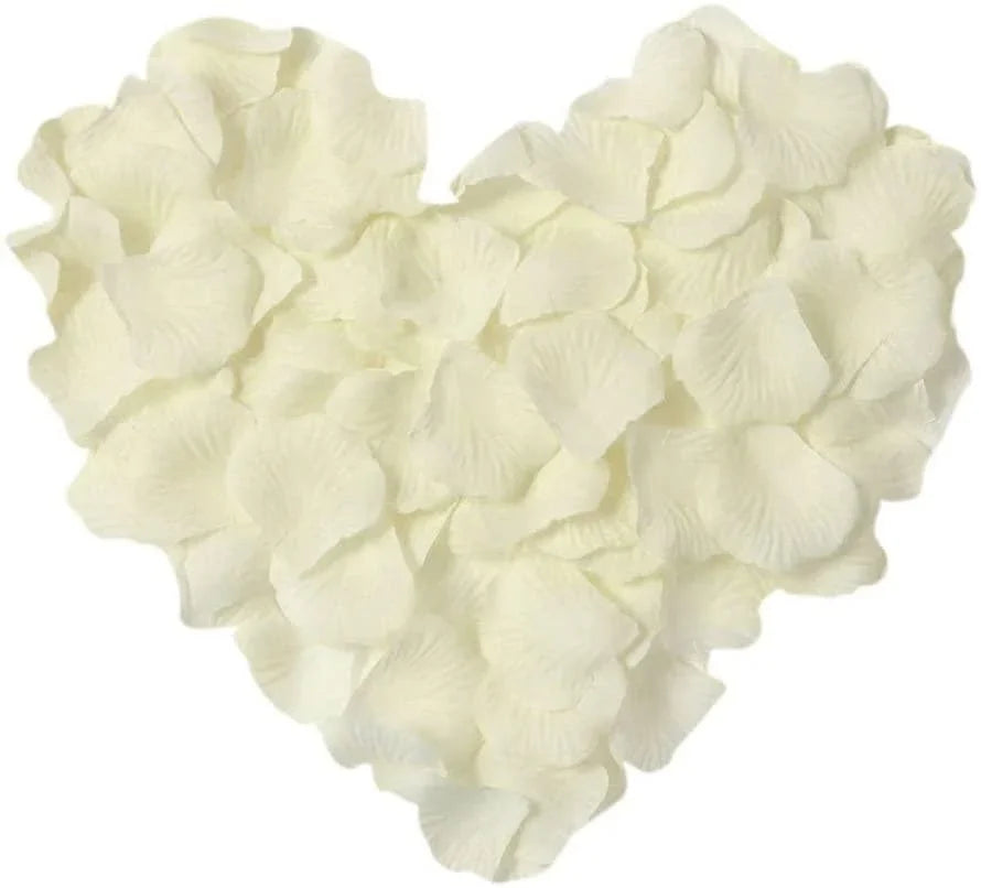 7000 Pieces Rose Petals Artificial Flower Silk Petals for Wedding Aisle Decor - Hibrides