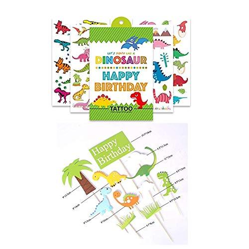 214pcs Dinosaur Birthday Balloon Garland Party Decorations for Jungle Birthday Party - Hibrides