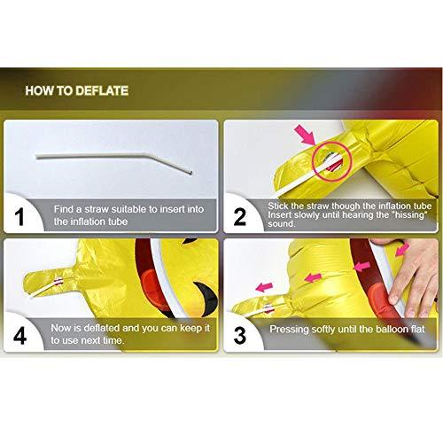 40 Inch Black Large Foil Letter Balloon for Wedding Birthday Party Decorations - Hibrides