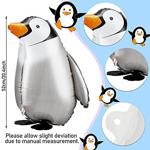 9 Pieces Penguin Walking Balloons Animal Jumbo Balloon for Birthday Party - Hibrides