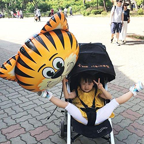 6pcs Giant Zoo Animal Balloons Kit For Jungle Safari Animals Theme Birthday Party Decorations - Hibrides