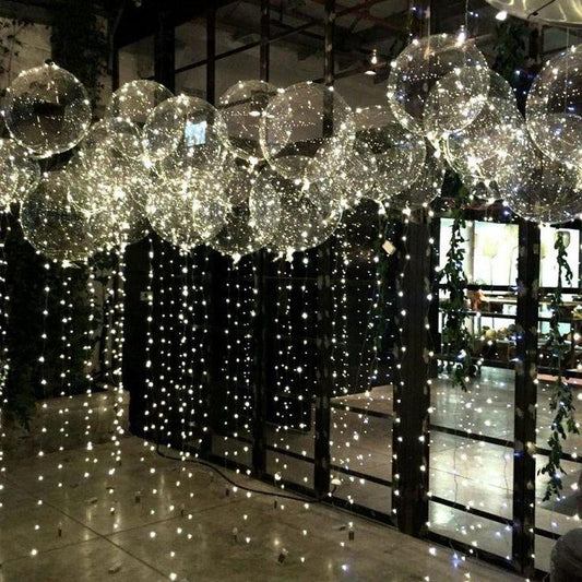 Reusable Led Bobo Balloons for Quinceañera Sweet 16 Party Decorations - Hibrides