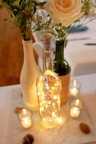 12pcs 20 LED Waterproof Fairy Lights Wedding Decor, Wedding Favors - Hibrides