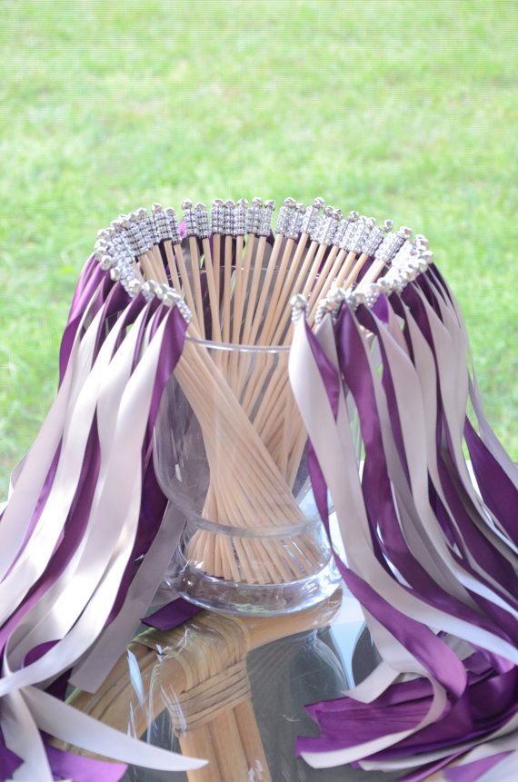 Handmade Popular Ribbon Fairy Wand - Magic Wand, Ribbon Streamer Decoration for Lawn, Wedding, Party
