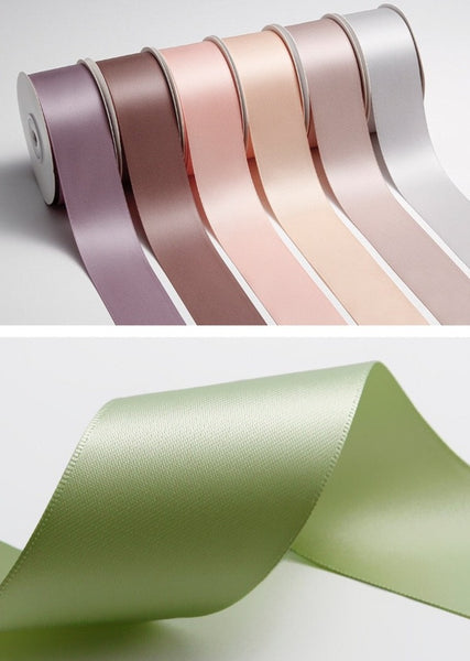 Double Face Satin Ribbon 1" Wide x 20 Yards for Party Wedding Home Decoration