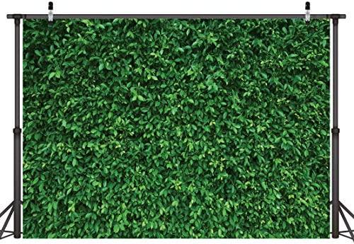 7x5FT Green Leaves Photography Backdrops Nature Backdrop Birthday Background - Hibrides