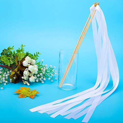25 Pack Ribbon Wands Chromatic Silk Ribbon with Bells - Hibrides