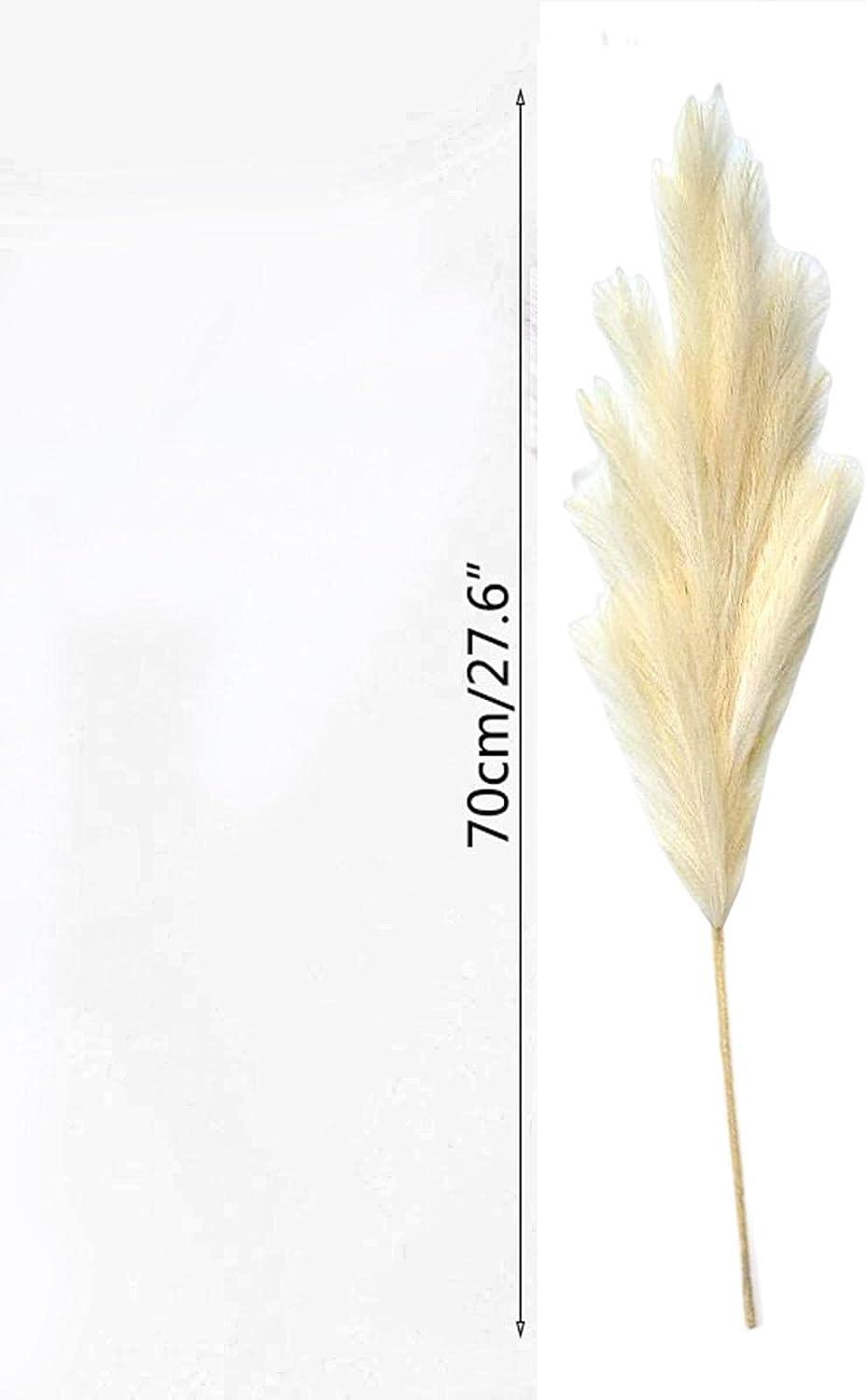 10pcs Artificial Pampas Grass Fake Plant Simulation Reed Flower Bouquet DIY Wedding Decoration, Home Decor - Hibrides