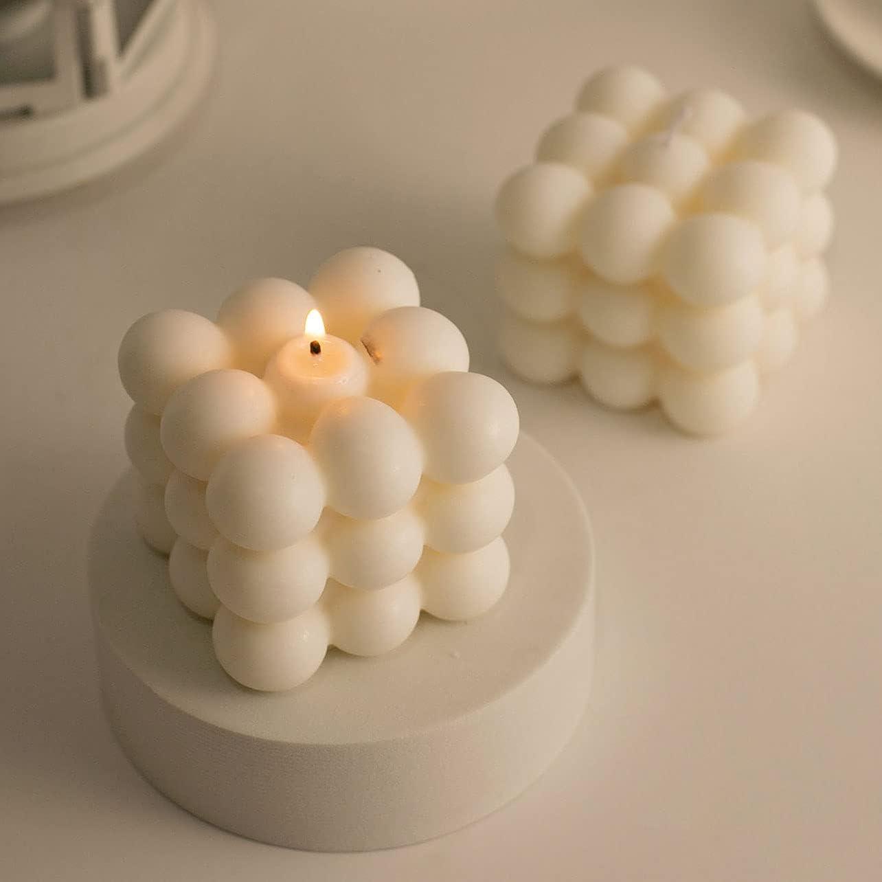5PCS Bubble Candle Soy Wax Cube Candles - Hibrides