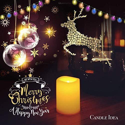 Set of 24 Flameless Flickering Votive Tea Lights Candles for Wedding Centerpieces 