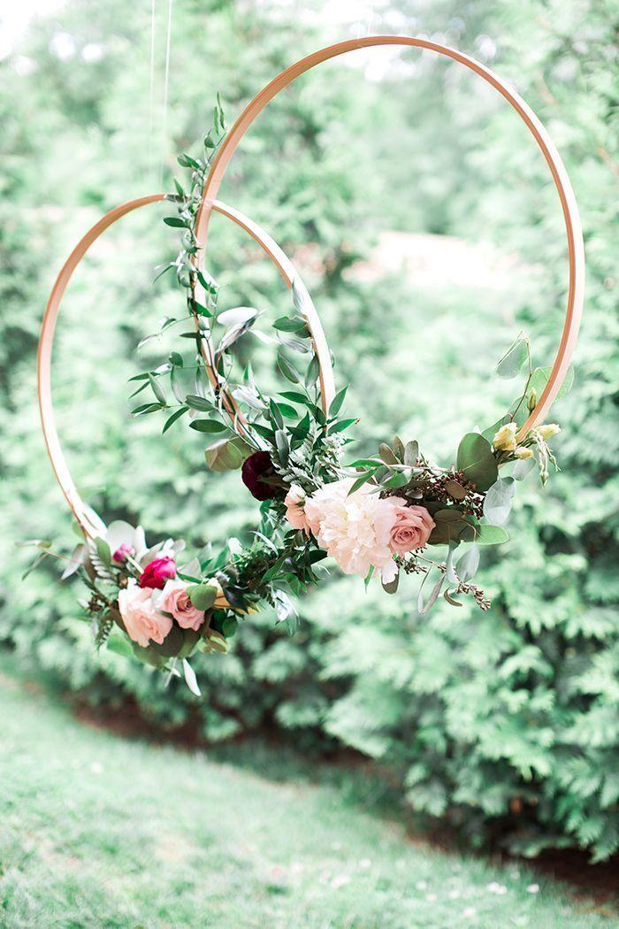 10pcs Wooden Bamboo Floral Hoop Wreath DIY Macrame Craft Wall Hanging Hoop Ring For Christmas Easter Wedding Party Decoration - Hibrides