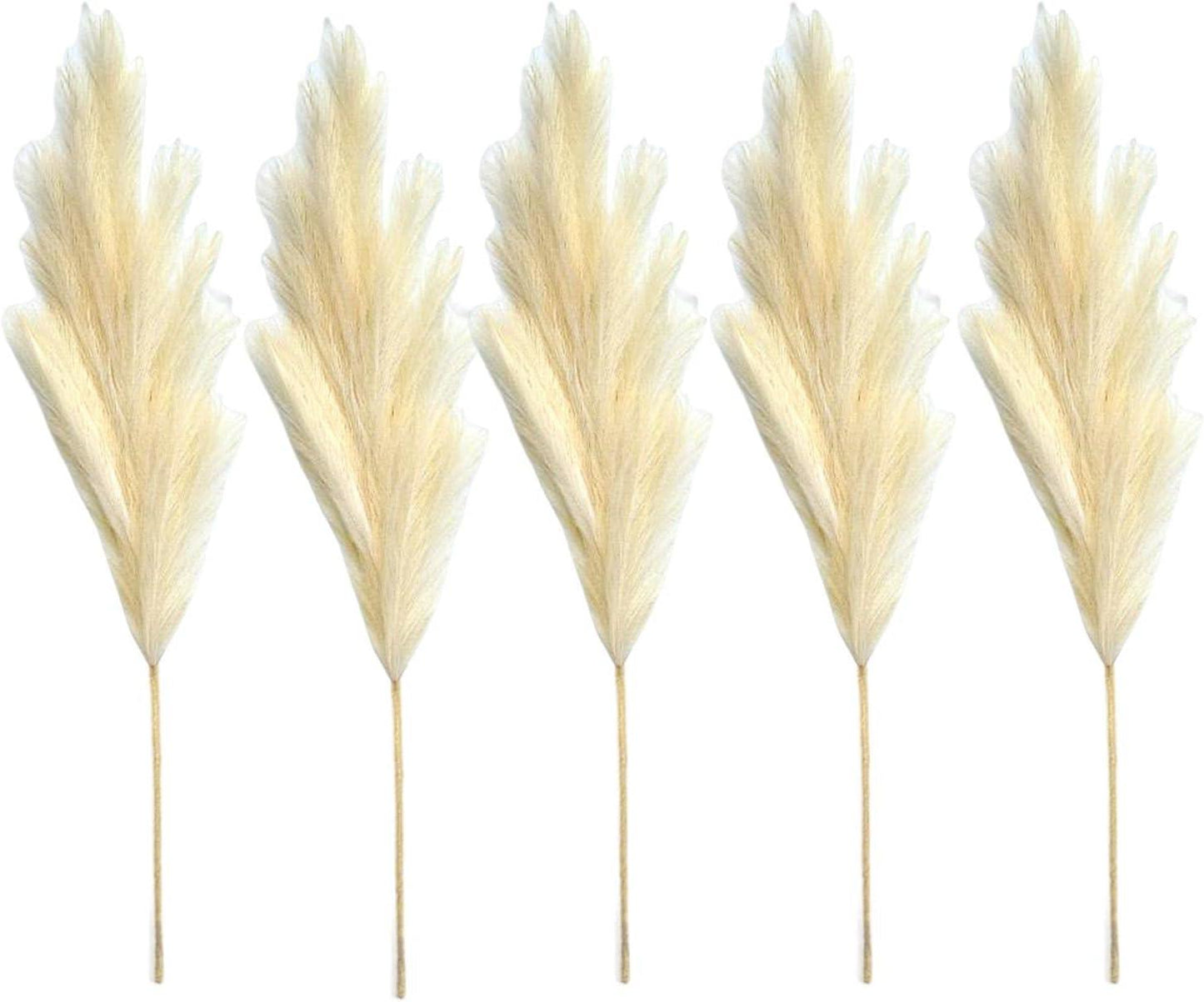 10pcs Artificial Pampas Grass Fake Plant Simulation Reed Flower Bouquet DIY Wedding Decoration, Home Decor - Hibrides