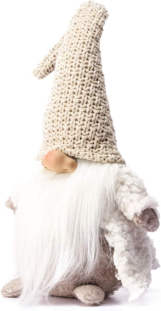 16 Inches Gnome Handmade Swedish Tomte, Christmas Elf Decoration Ornaments Thanks Giving Day Gifts - Hibrides