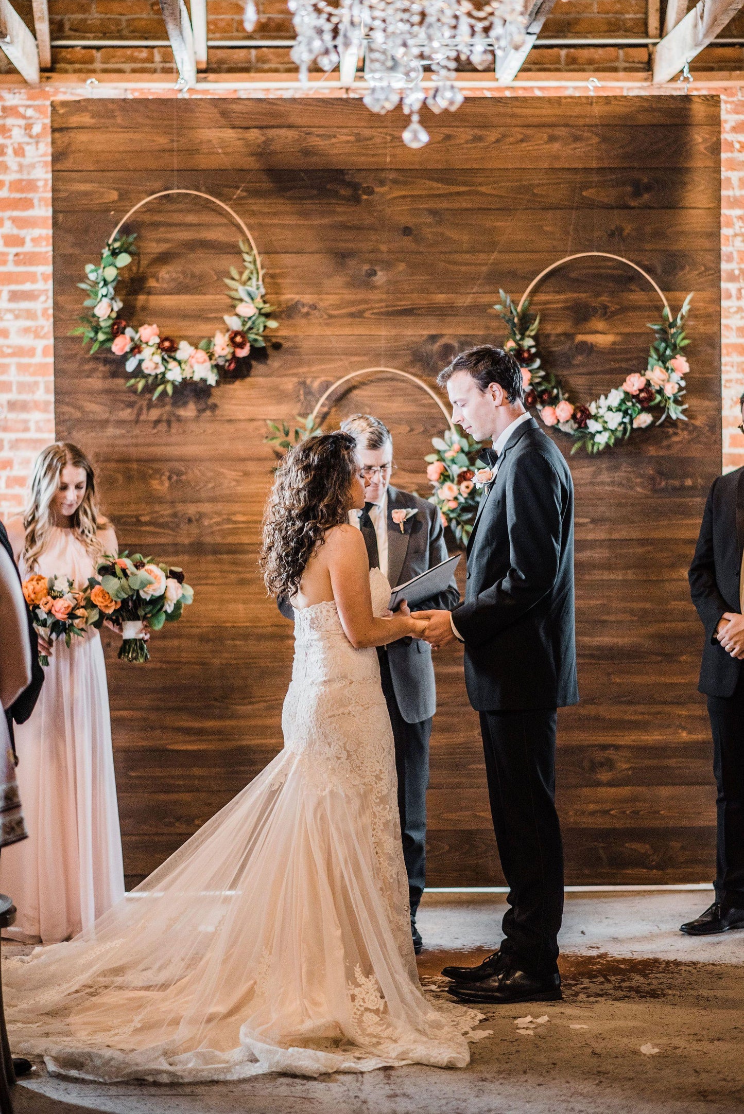 10pcs Wooden Bamboo Floral Hoop Wreath DIY Macrame Craft Wall Hanging Hoop Ring For Christmas Easter Wedding Party Decoration - Hibrides