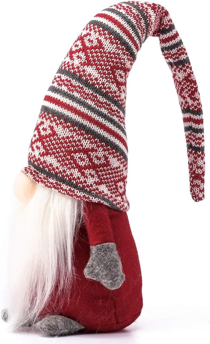 19 inches Gnome Handmade Swedish Tomte, Christmas Elf Decoration Ornaments Thanks Giving Day Gifts Swedish Gnomes - Hibrides