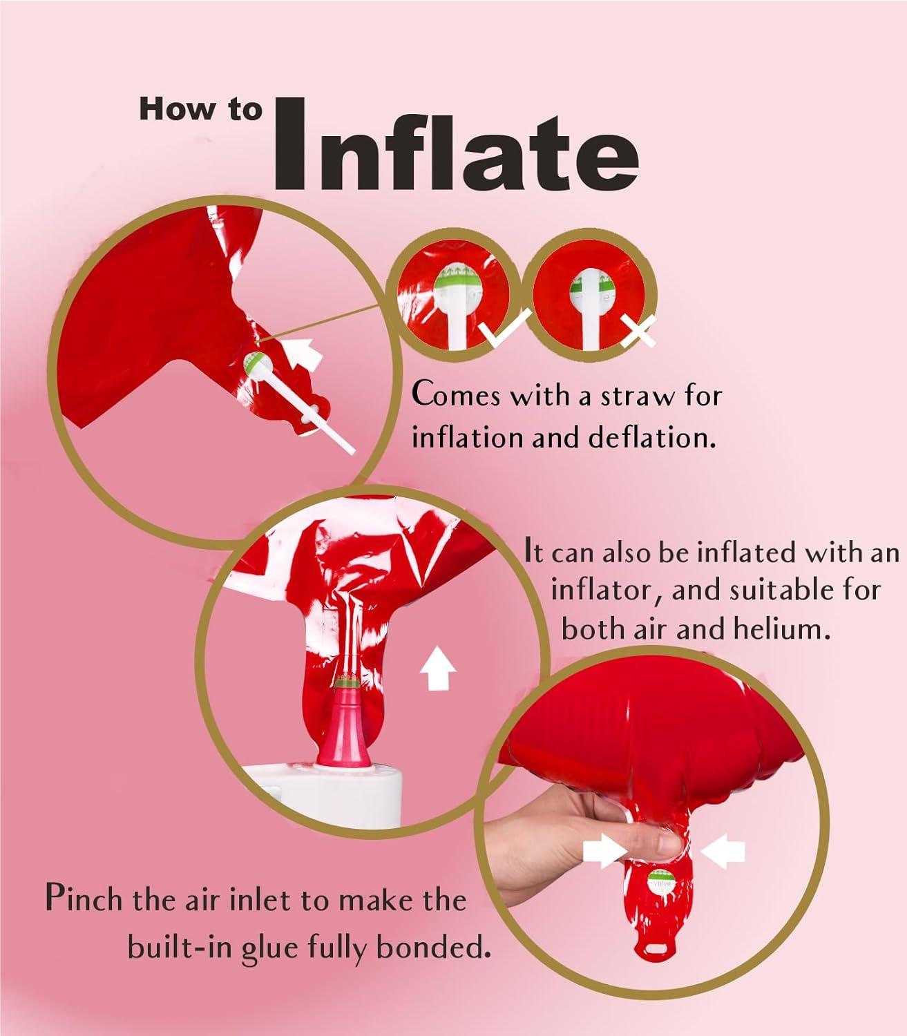 55PCS Christmas Balloon Garland Kit with Merry Christmas Alphabet 3D Tree Deer Santa Gift Box Bell Candy Cane Star Foil Balloons - Hibrides