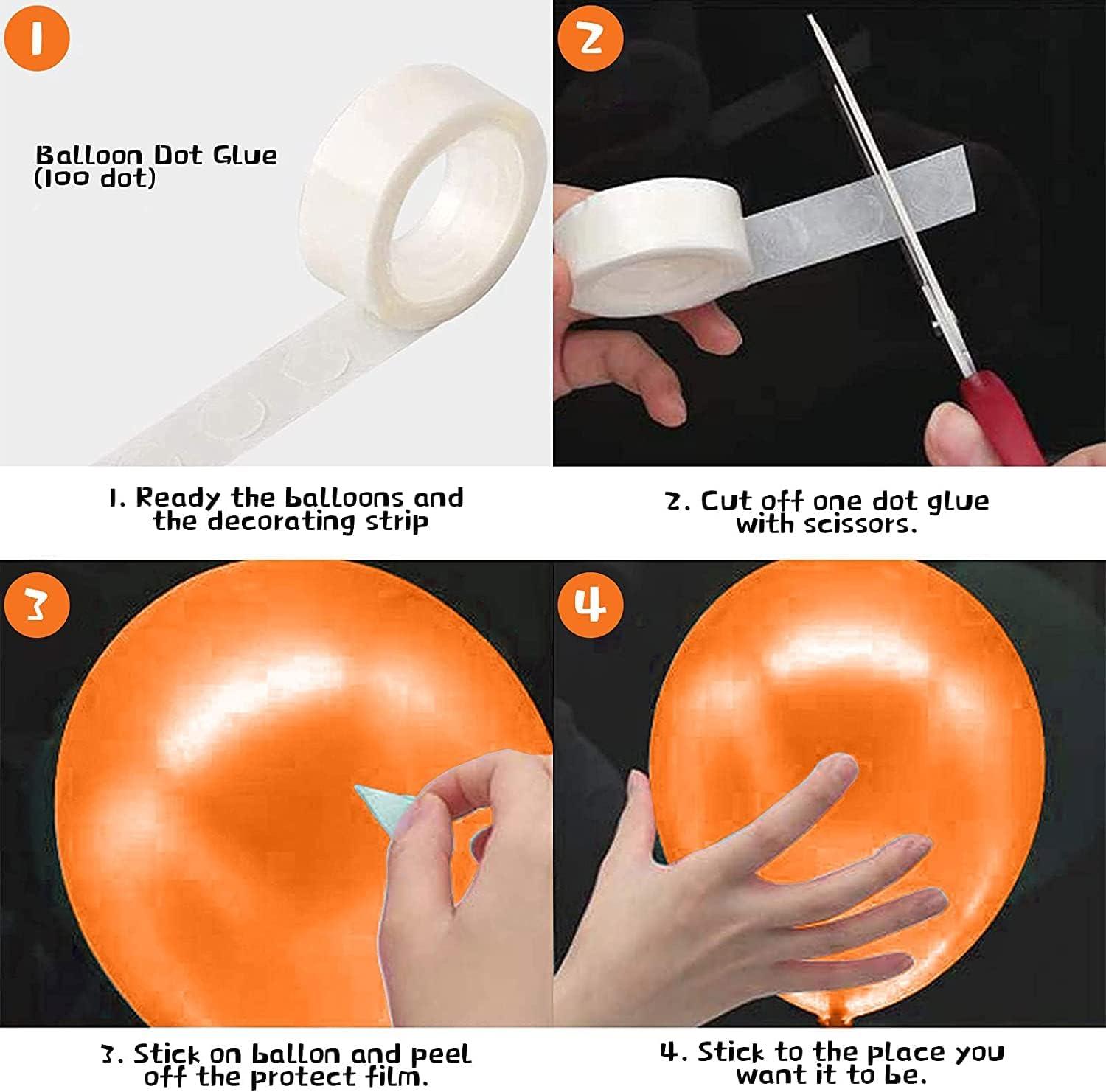 85pcs Halloween Balloon Garland Arch Kit, Black Orange Balloon Arch Garland Kit with Foil Cat Pumpkin Balloon and Marble Balloons for Halloween - Hibrides