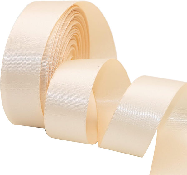 Double Face Satin Ribbon 1" Wide x 20 Yards for Party Wedding Home Decoration - Hibrides