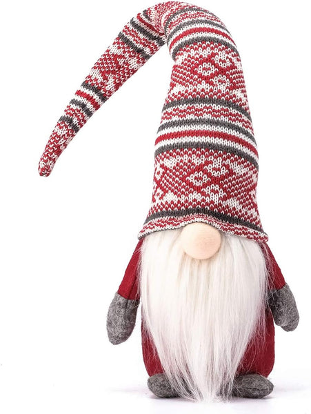 19 inches Gnome Handmade Swedish Tomte, Christmas Elf Decoration Ornaments Thanks Giving Day Gifts Swedish Gnomes - Hibrides