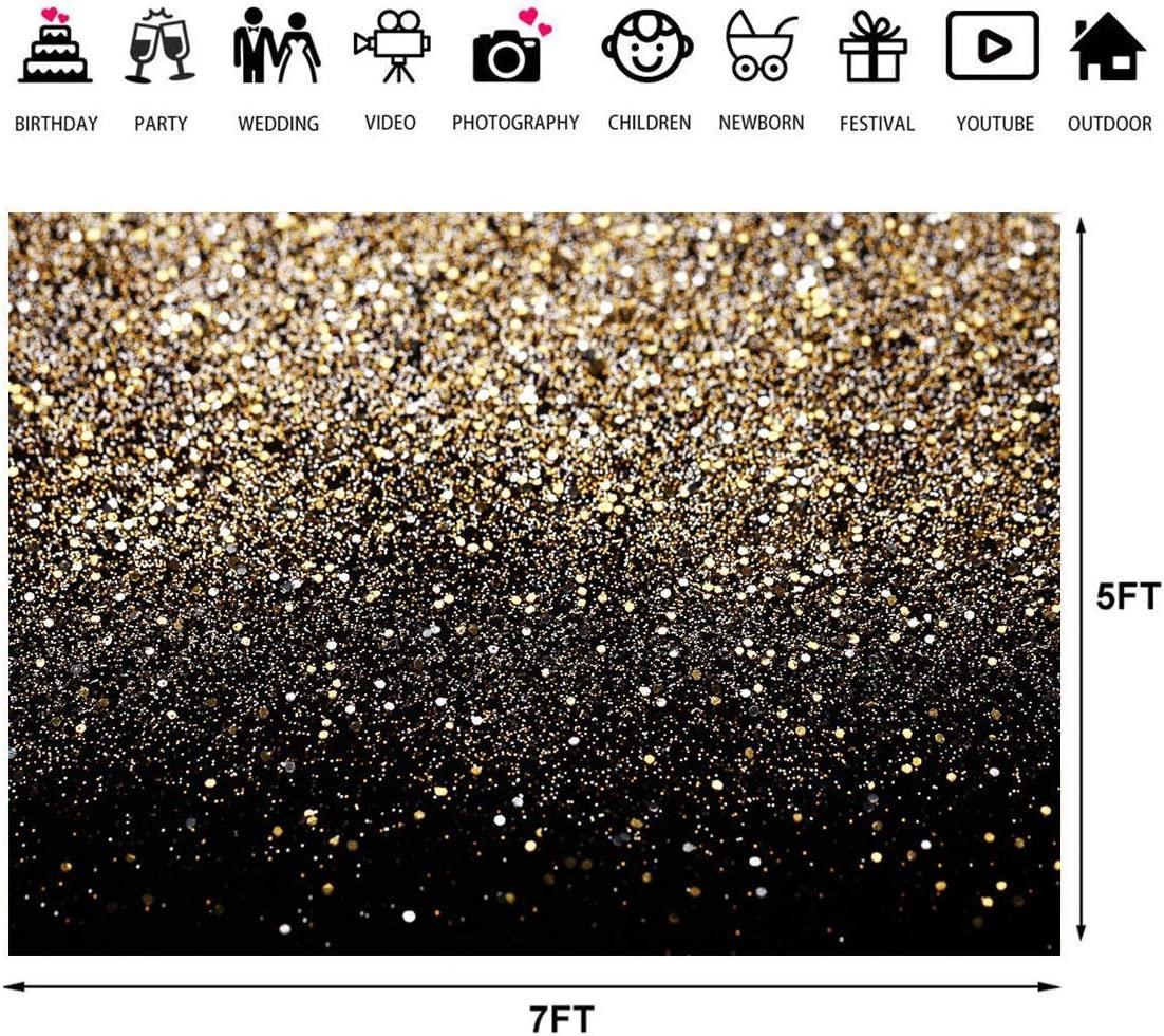 Gold Backdrop Glitter Backdrop Gold Spots Backdrop Black and Gold Backdrop Wedding Backdrop - Hibrides