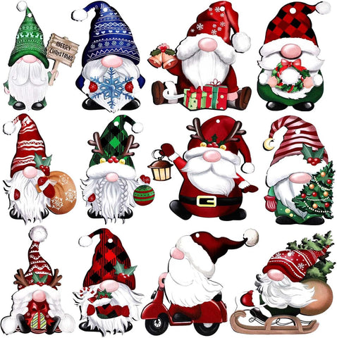 24PCS Red Truck Decor Red Christmas Ornaments Car Ornaments for Holiday Decor Xmas Party Supplies