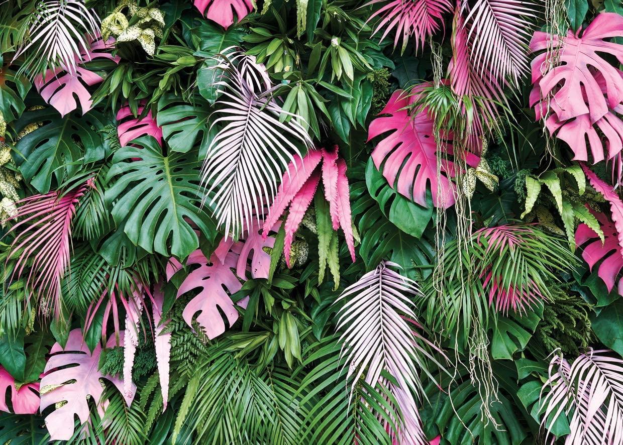 Jungle Green Leaves Backdrop Tropical Plants Photography Backdrop for Baby Birthday Party - Hibrides