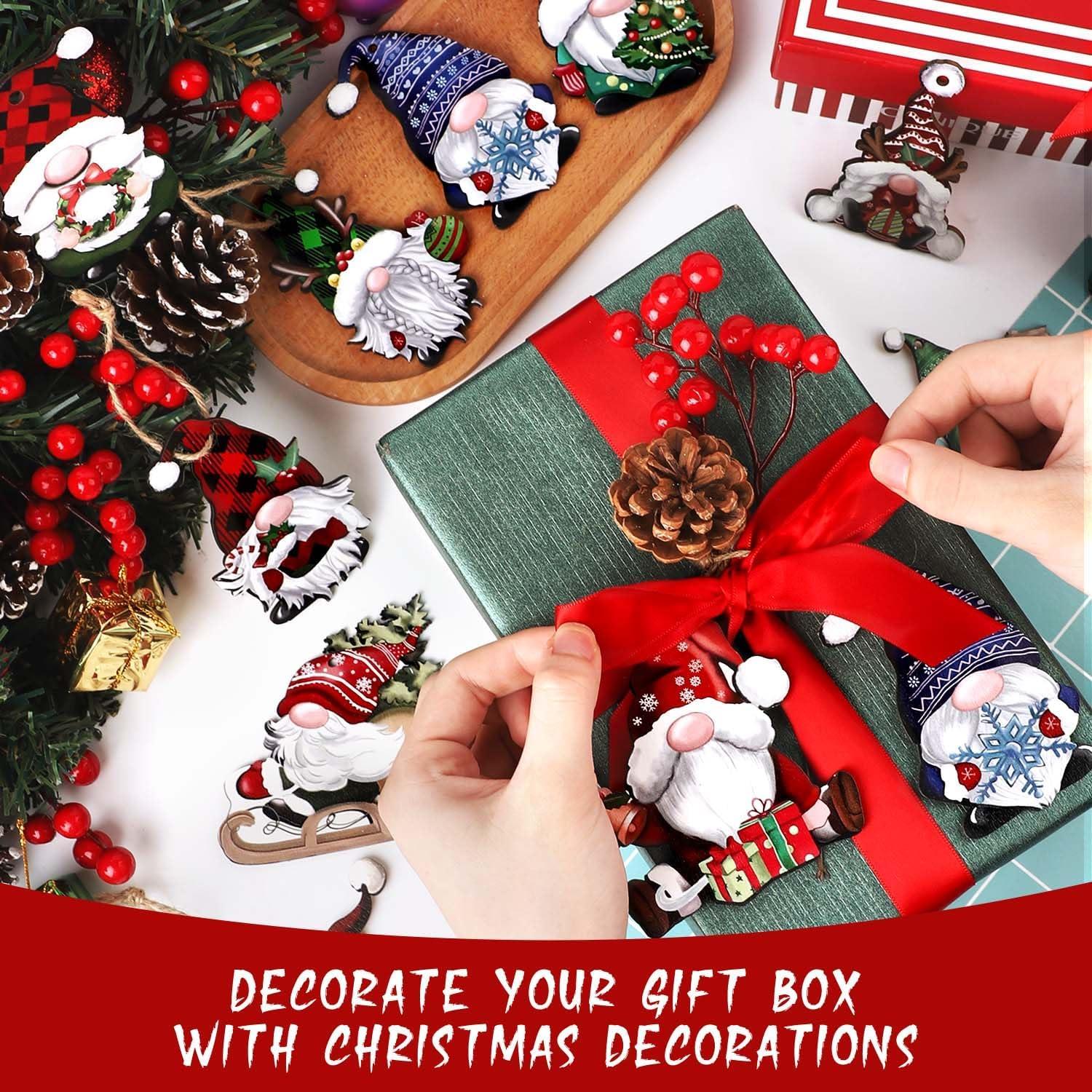 24PCS Red Truck Decor Red Christmas Ornaments Car Ornaments for Holiday Decor Xmas Party Supplies - Hibrides