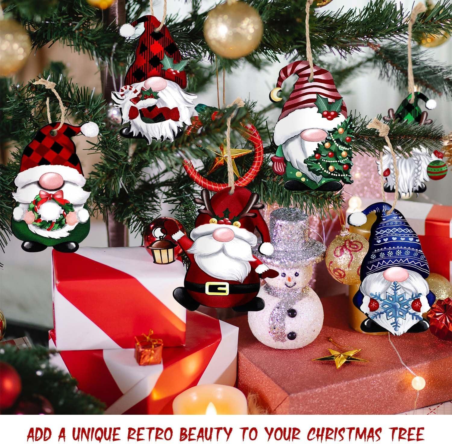 24PCS Red Truck Decor Red Christmas Ornaments Car Ornaments for Holiday Decor Xmas Party Supplies - Hibrides