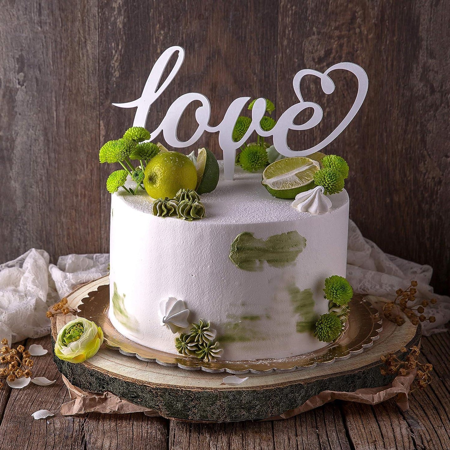 10PCS 10-12 inches Large Wood Slices for Centerpieces - Wood Centerpieces for Tables, Rustic Wedding Centerpiece - Hibrides