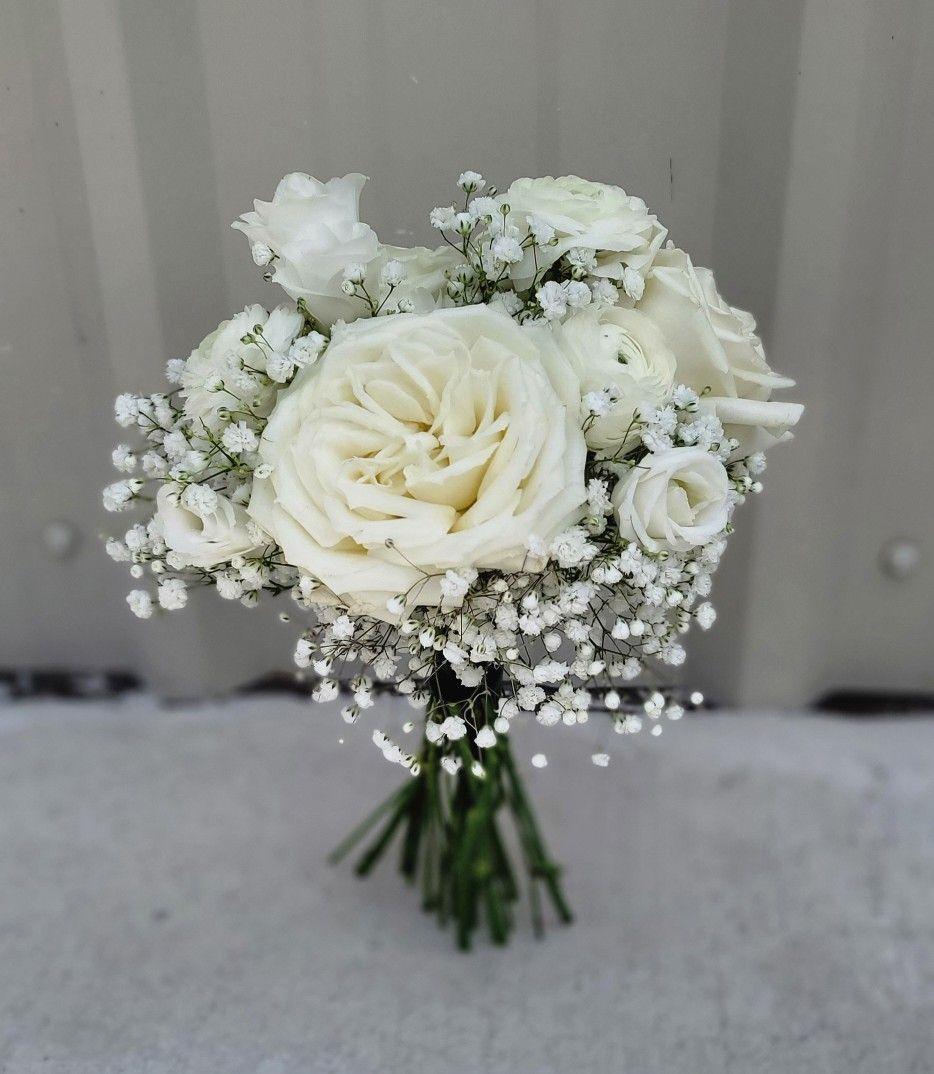 10Pcs 30 Bunches White Baby's Breath Artificial Flowers for Wedding Garland Wreath Wedding Centerpieces - Hibrides