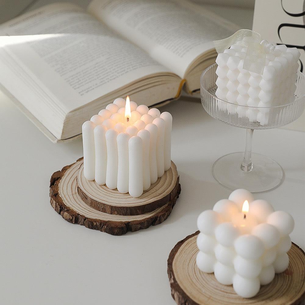 5PCS Bubble Candle Soy Wax Cube Candles - Hibrides