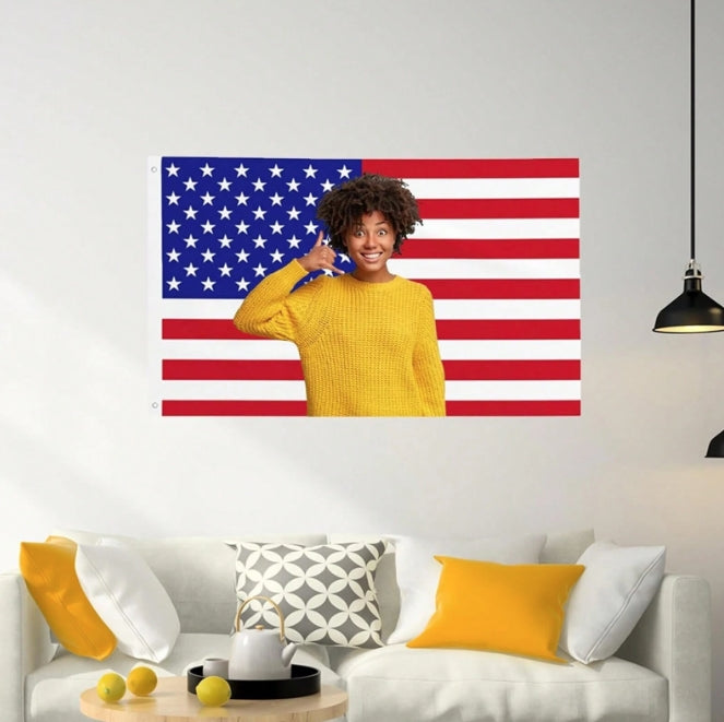 Custom Flag Personalized Flag Custom Outdoors Flag Add Your Own Image/Text Home Indoor Outdoor Flag Ornamental
