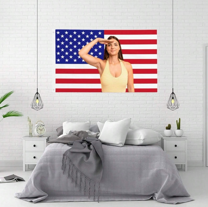 Custom Flag Personalized Flag Custom Outdoors Flag Add Your Own Image/Text Home Indoor Outdoor Flag Ornamental