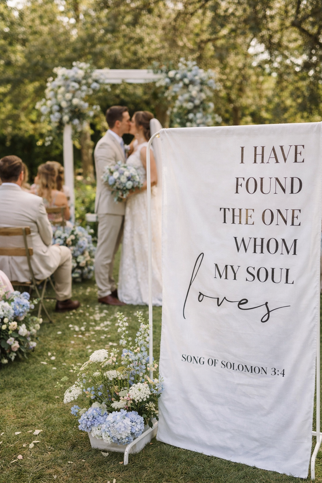Personalized Wedding Sign / I Have Found the One Whom My Soul Loves song of Solomon